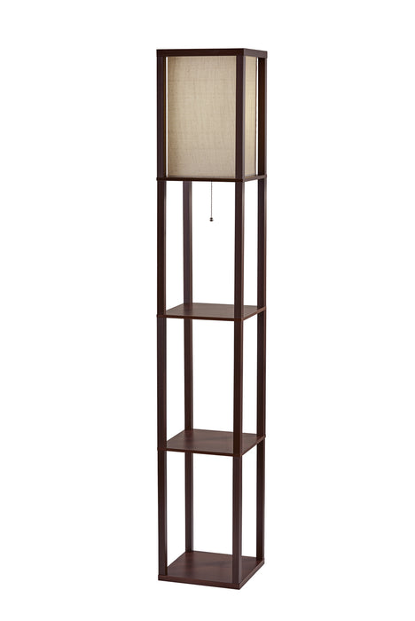 Adesso Home 3138-15 Floor Lamp, Walnut Wood Veneer On Mdf