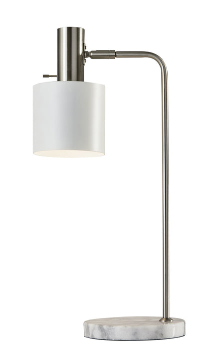 Adesso Home 3158-02 Desk Lamp, White Marble