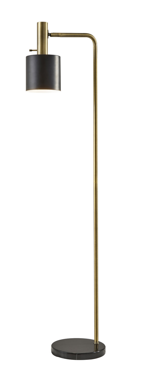 Adesso Home 3159-01 Floor Lamp, Black Marble