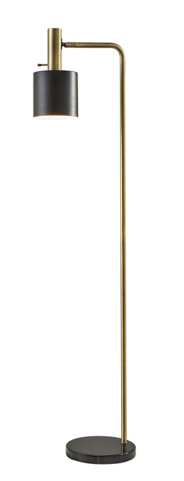 Adesso Home 3159-01 Floor Lamp, Black Marble
