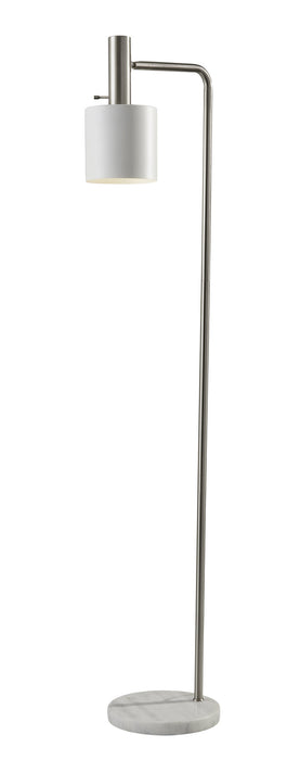 Adesso Home 3159-02 Floor Lamp, White Marble