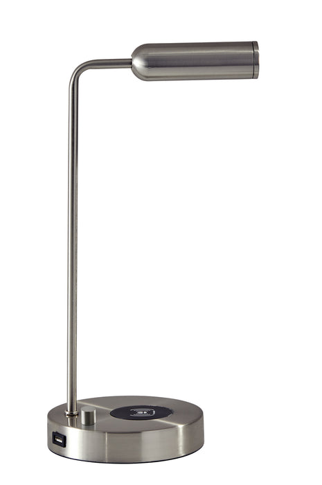 Adesso Home 3162-22 LED Desk Lamp, Brushed Steel