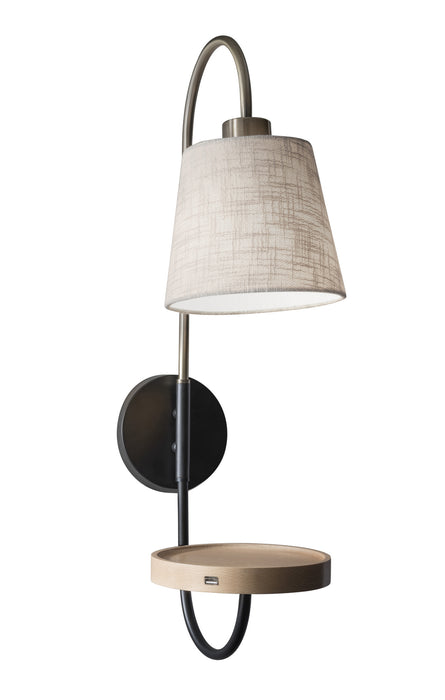Adesso Home 3406-21 Wall Lamp, Black