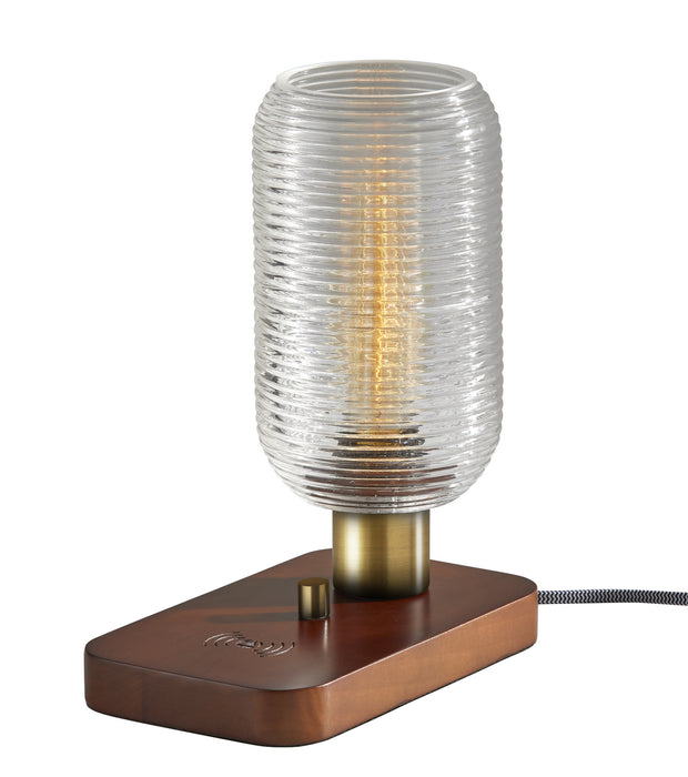 Adesso Home 3419-21 Table Lamp, Walnut Wood