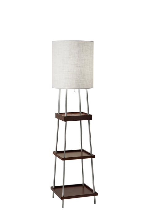 Adesso Home 3459-15 Floor Lamp, Brushed Steel