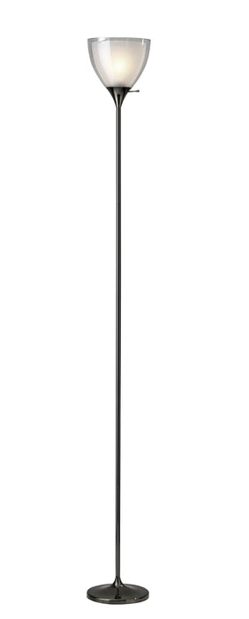 Adesso Home 3565-01 Torchiere, Black Nickel