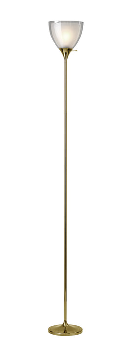 Adesso Home 3565-04 Torchiere, Shiny Gold