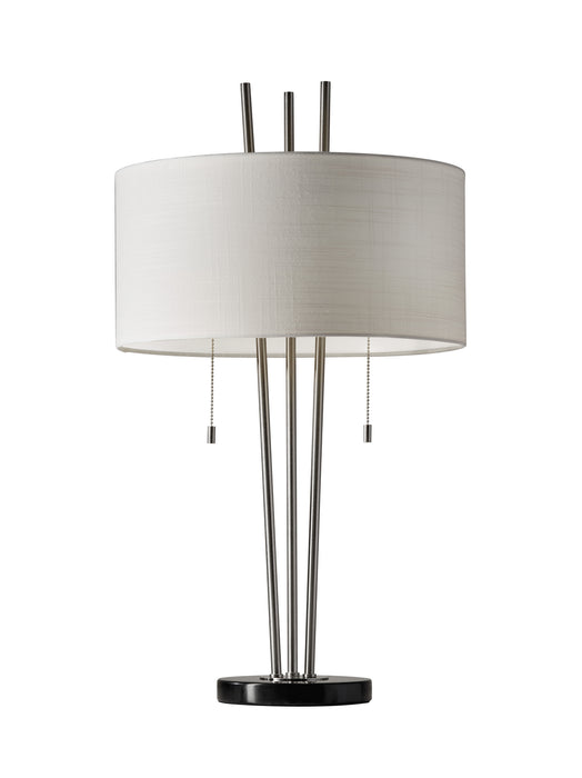 Adesso Home 4072-22 Two Light Table Lamp, Black Marble