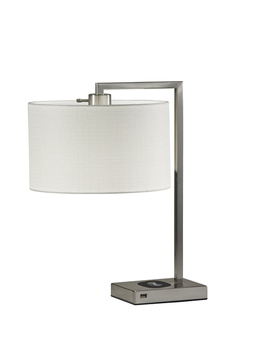 Adesso Home 4123-22 Table Lamp, Brushed Steel