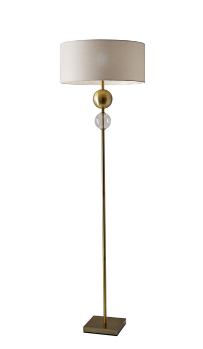 Adesso Home 4187-21 Floor Lamp, Antique Brass