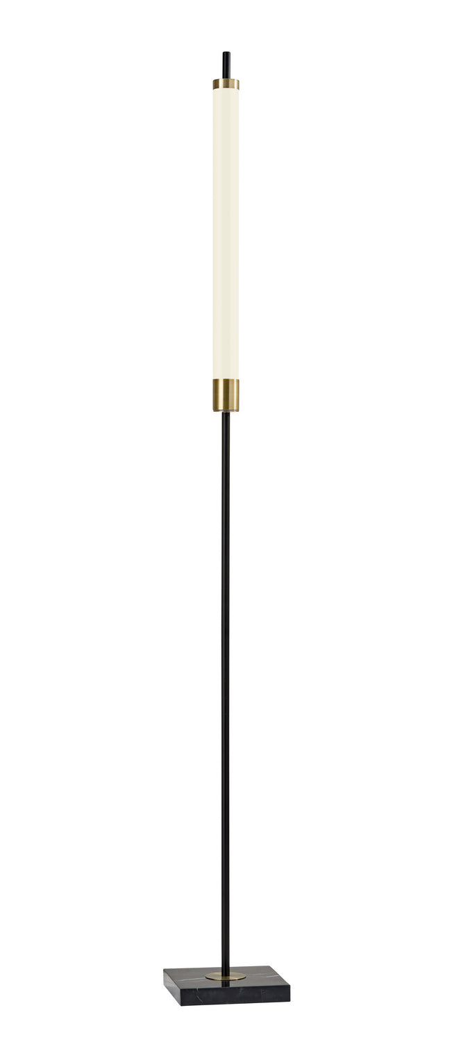 Adesso Home 4191-01 LED Floor Lamp, Black Marble