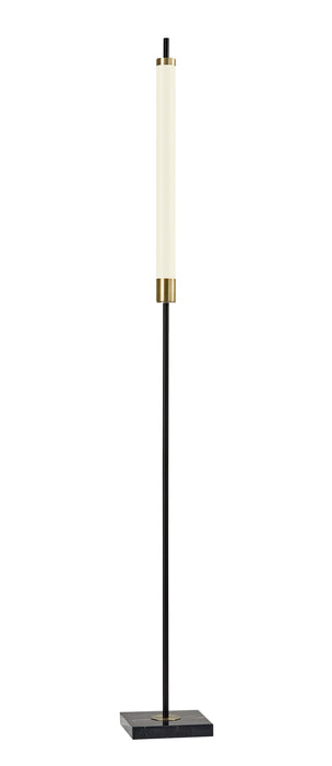 Adesso Home 4191-01 LED Floor Lamp, Black Marble