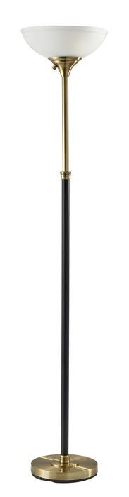 Adesso Home 4208-21 Two Light Torchiere, Antique Brass