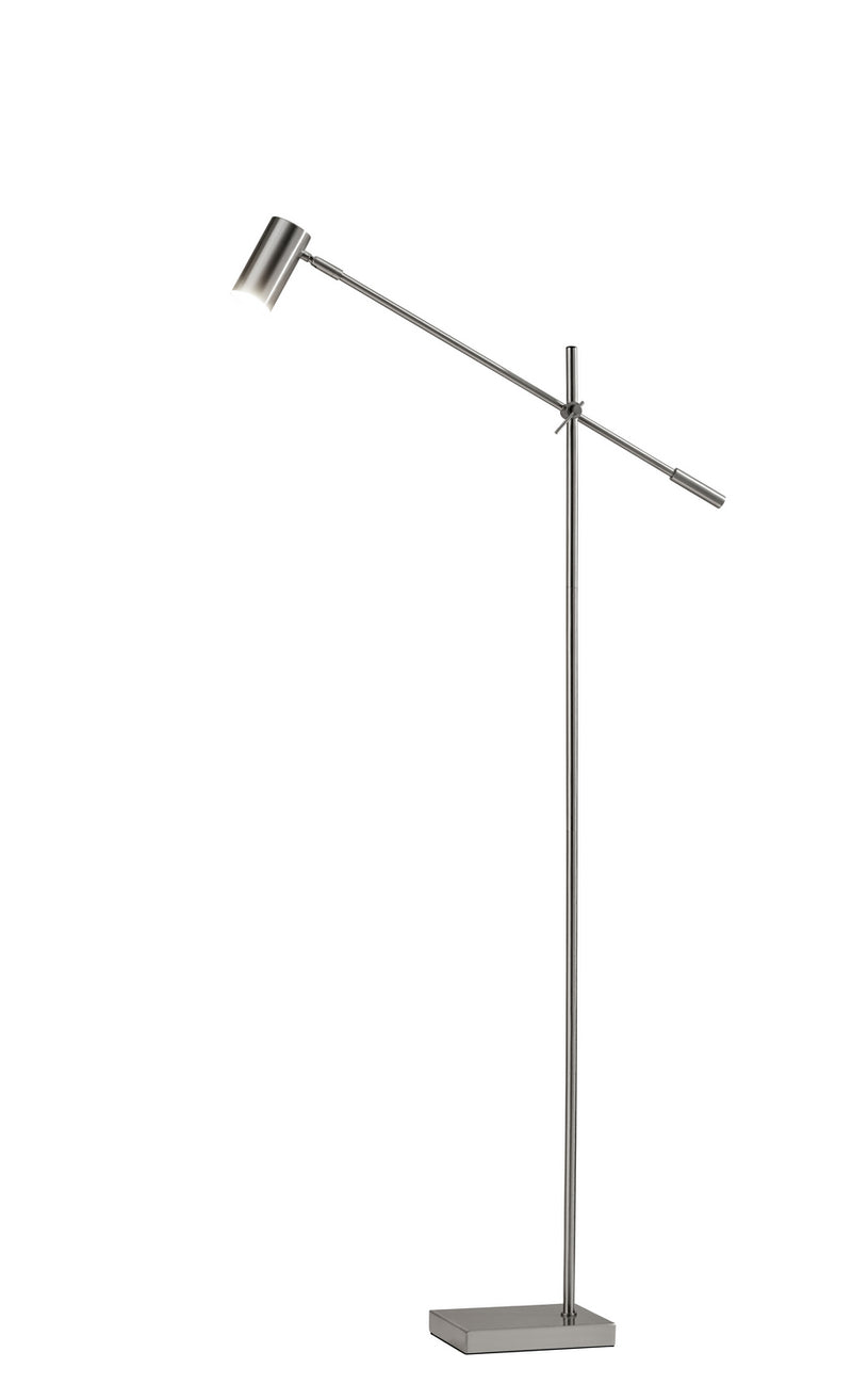 Adesso Home 4218-22 LED Floor Lamp, Brushed Steel