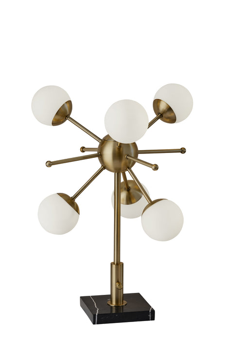 Adesso Home 4270-21 LED Table Lamp, Black Marble