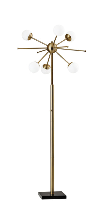 Adesso Home 4271-21 LED Floor Lamp, Black Marble