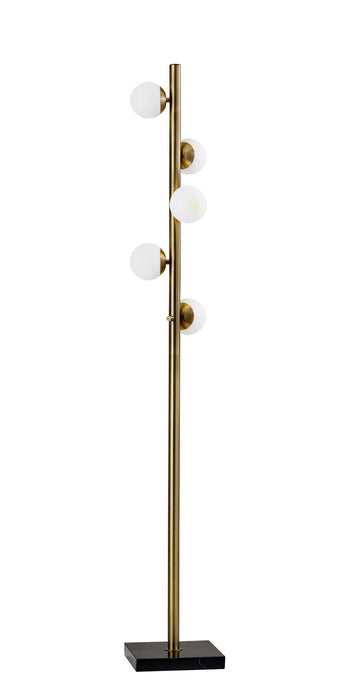 Adesso Home 4272-21 LED Tree Lamp, Black Marble