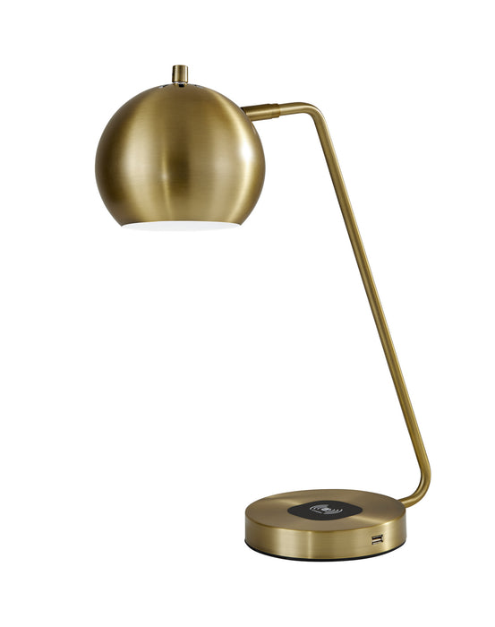 Adesso Home 5131-21 Desk Lamp, Antique Brass