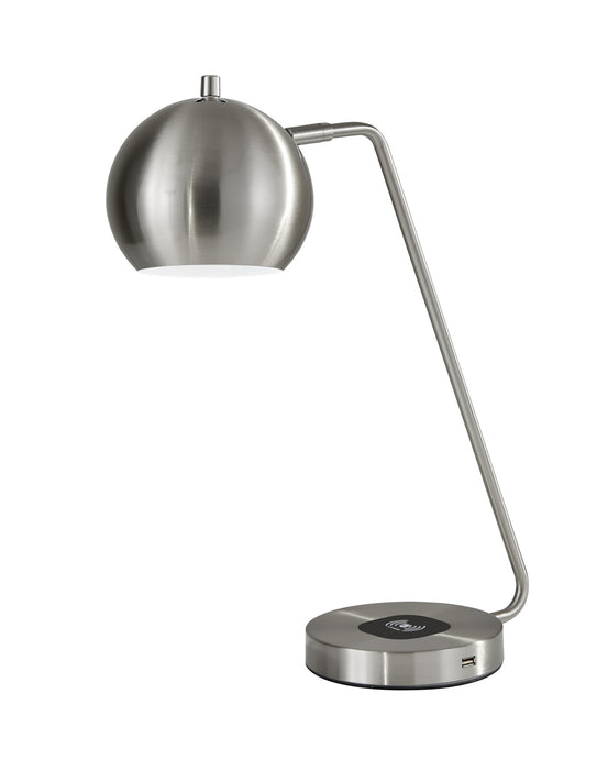 Adesso Home 5131-22 Desk Lamp, Brushed Steel
