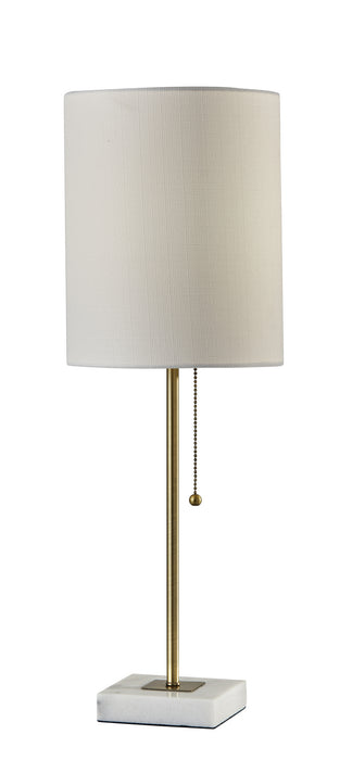Adesso Home 5177-21 Table Lamp, White Marble