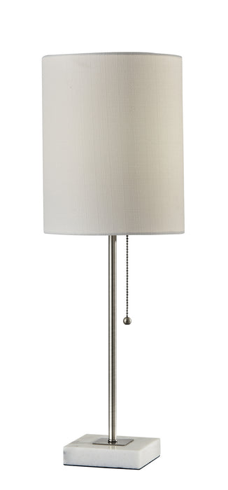Adesso Home 5177-22 Table Lamp, White Marble