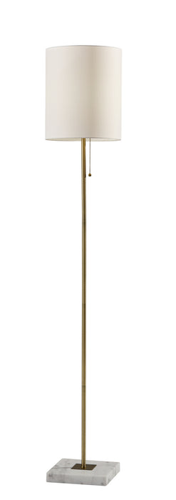 Adesso Home 5178-21 Floor Lamp, White Marble