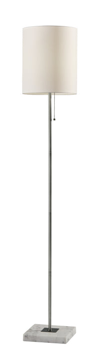 Adesso Home 5178-22 Floor Lamp, White Marble