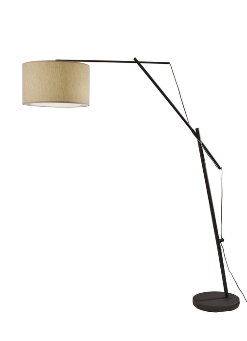 Adesso Home 6304-01 Arc Lamp, Matte Black