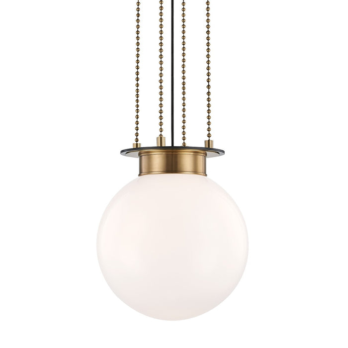 Hudson Valley 2014-AOB One Light Pendant, Aged Old Bronze