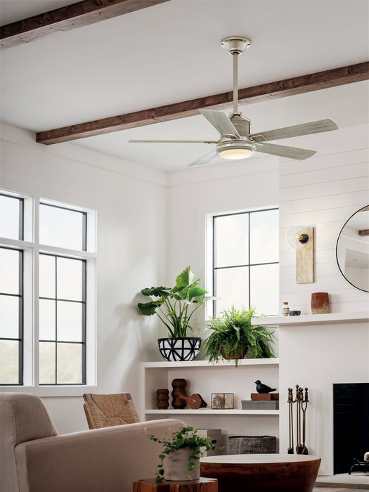 Kichler 300052NI 52" Ceiling Fan, Brushed Nickel