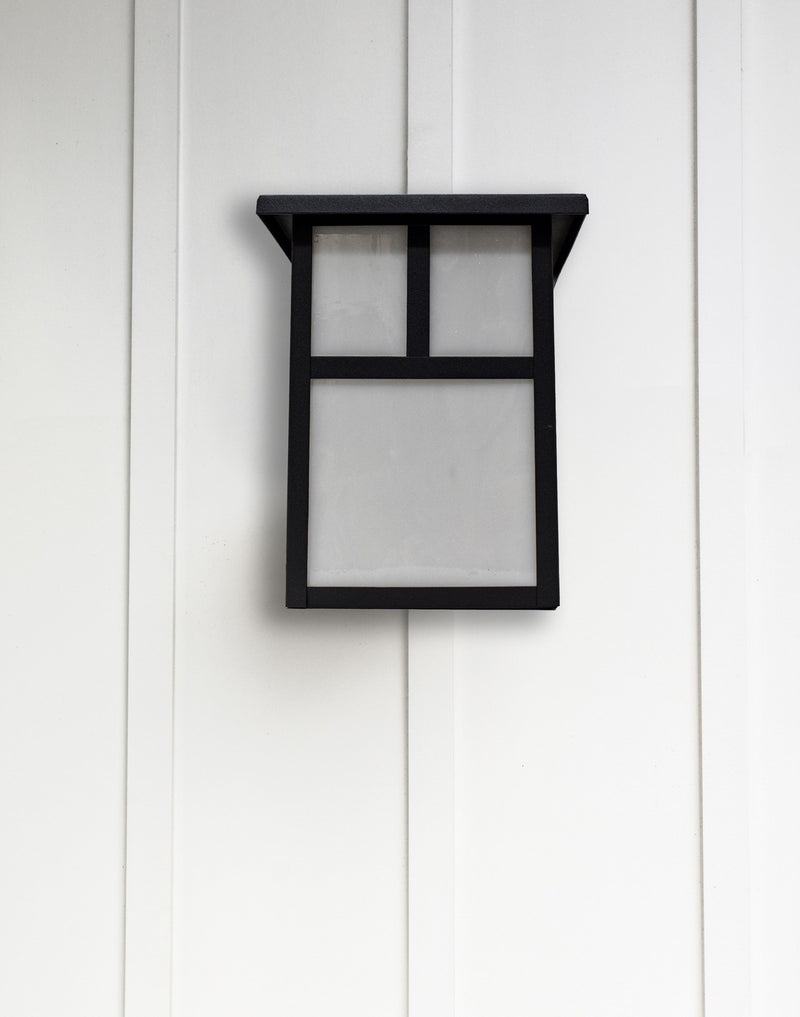 Maxim 4050WTBK One Light Outdoor Wall Lantern, Black