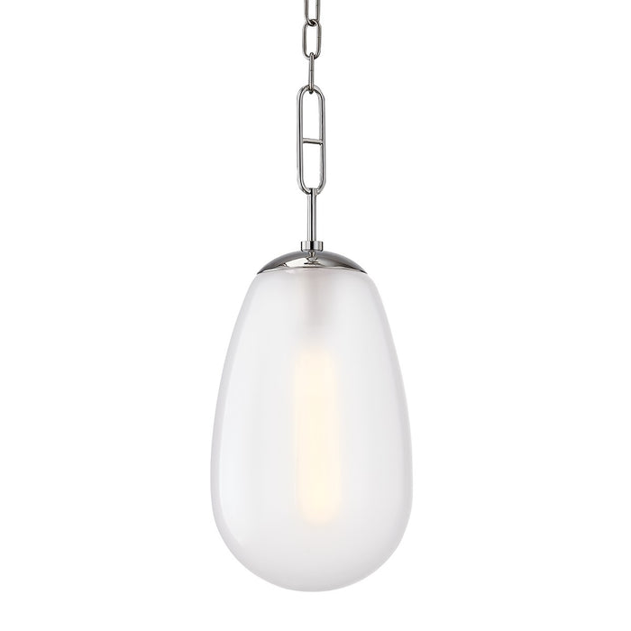Hudson Valley 2109-PN One Light Pendant, Polished Nickel