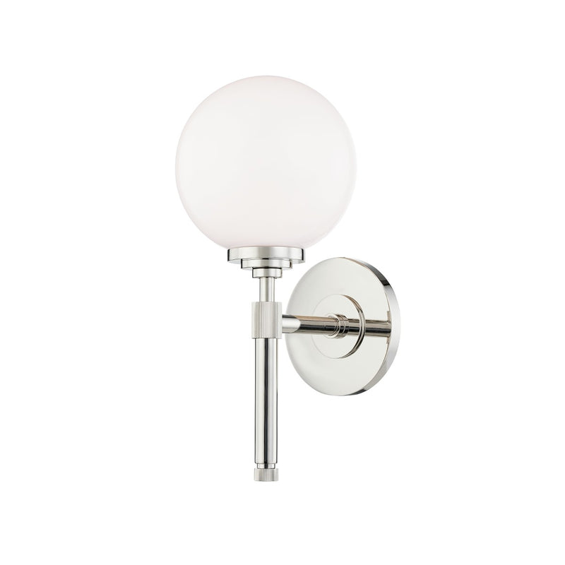 Hudson Valley 3701-PN One Light Bath Bracket, Polished Nickel