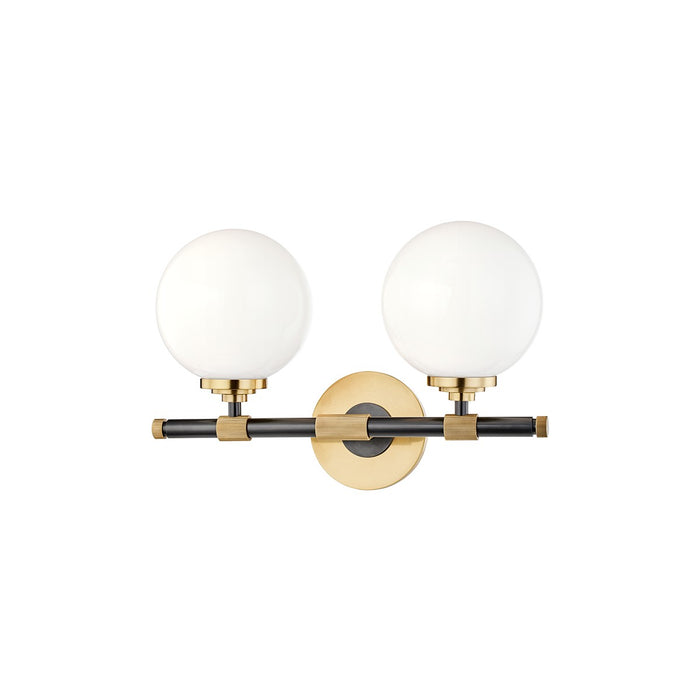 Hudson Valley 3702-AOB Two Light Bath Bracket, Aged Old Bronze