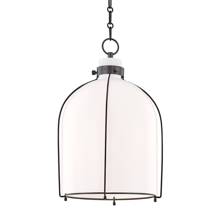 Hudson Valley 7314-OB One Light Pendant, Old Bronze