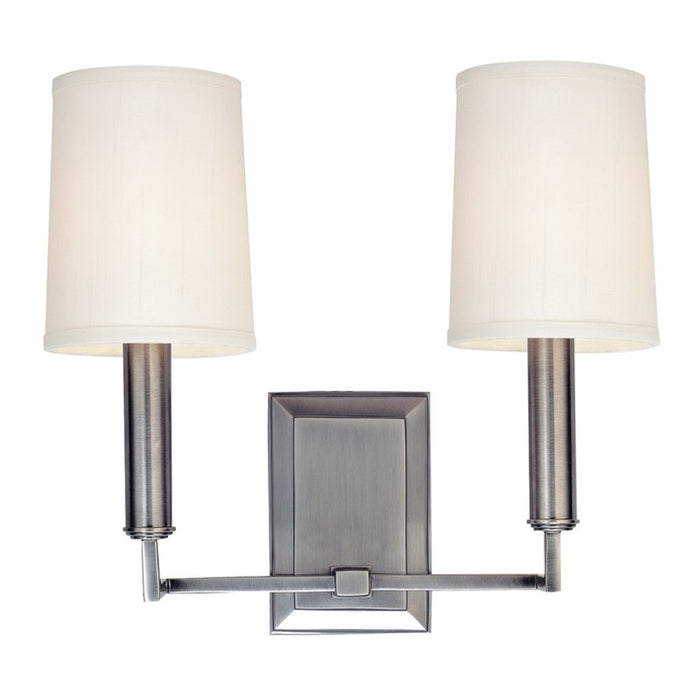 Hudson Valley 812-PN Two Light Wall Sconce, Polished Nickel