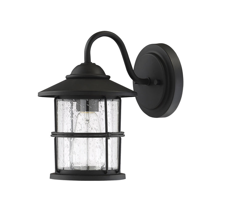 Meridian M50014BK One Light Outdoor Wall Sconce, Matte Black