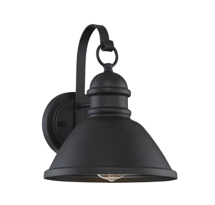 Meridian M50016BK One Light Outdoor Wall Sconce, Matte Black