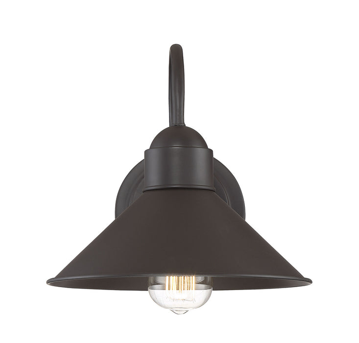 Meridian M50018ORB One Light Outdoor Wall Sconce, Oil Rubbed Bronze
