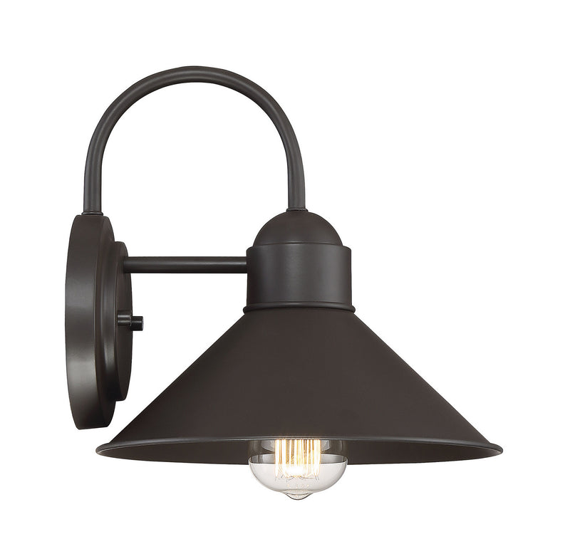 Meridian M50018ORB One Light Outdoor Wall Sconce, Oil Rubbed Bronze