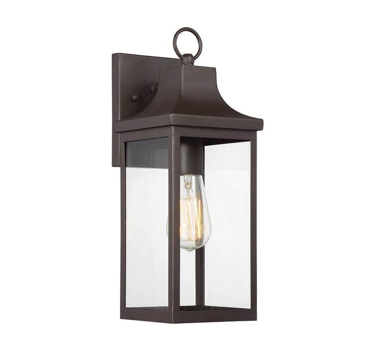 Meridian M50024ORB One Light Outdoor Wall Sconce, Oil Rubbed Bronze