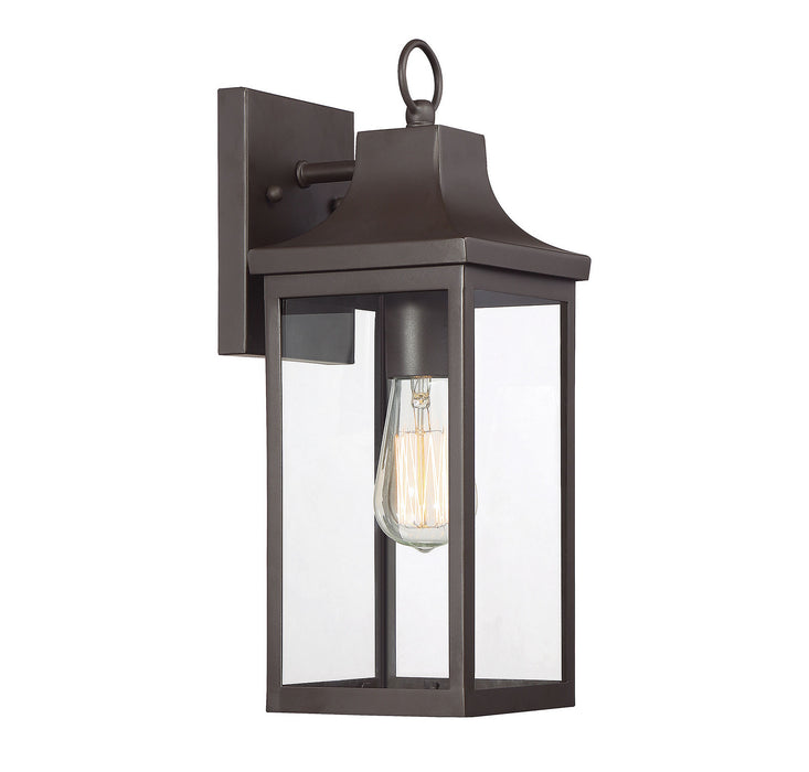 Meridian M50024ORB One Light Outdoor Wall Sconce, Oil Rubbed Bronze