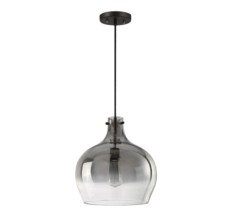 Meridian M70078ORB One Light Mini Pendant, Oil Rubbed Bronze