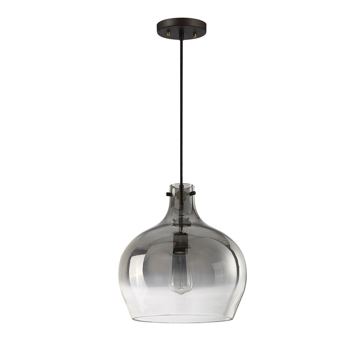 Meridian M70078ORB One Light Mini Pendant, Oil Rubbed Bronze