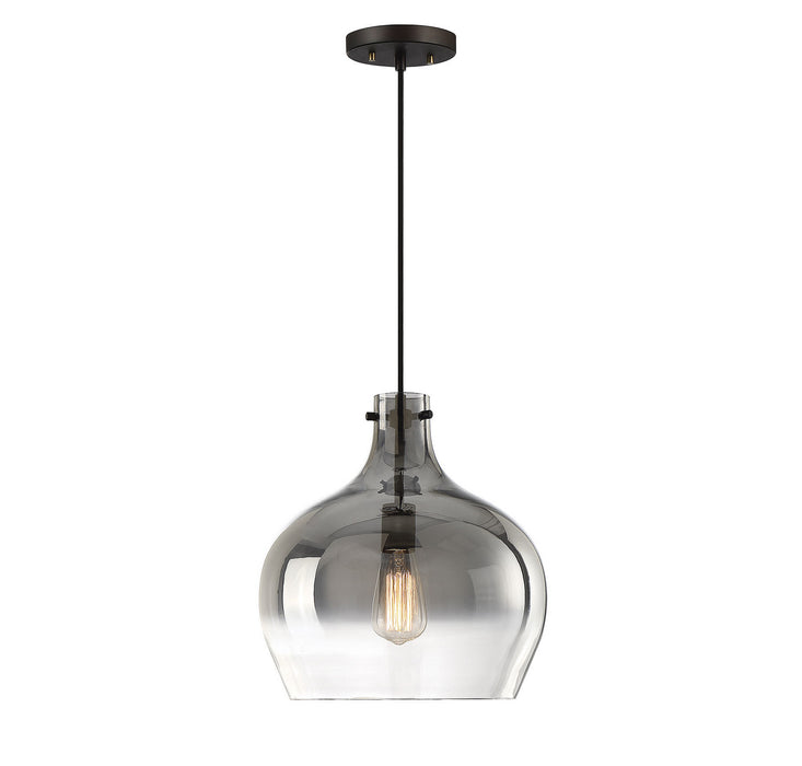 Meridian M70078ORB One Light Mini Pendant, Oil Rubbed Bronze