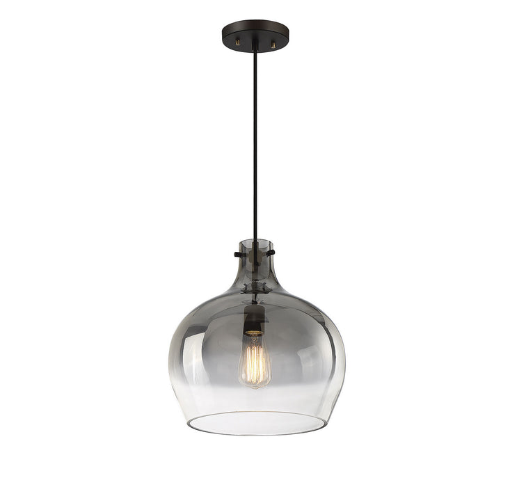 Meridian M70078ORB One Light Mini Pendant, Oil Rubbed Bronze