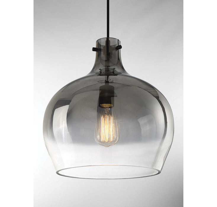 Meridian M70078ORB One Light Mini Pendant, Oil Rubbed Bronze