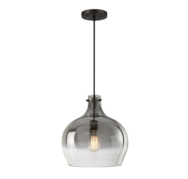 Meridian M70078ORB One Light Mini Pendant, Oil Rubbed Bronze
