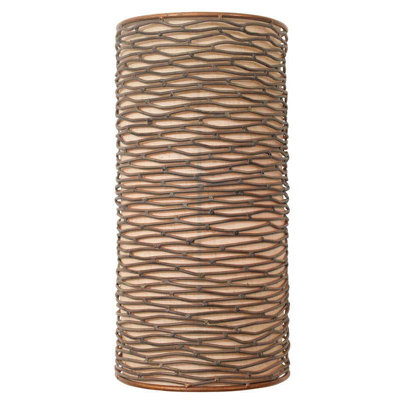 Varaluz 241W01HO One Light Wall Sconce, Hammered Ore