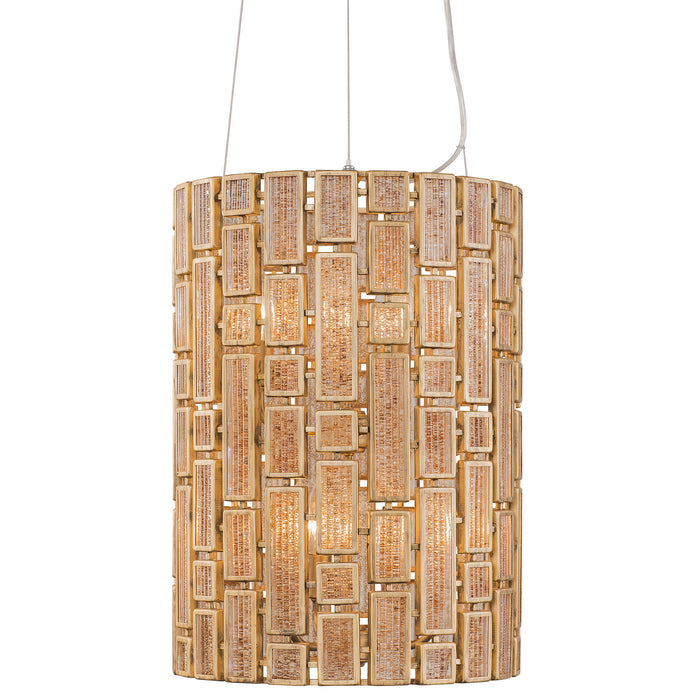 Varaluz 255F06HG Six Light Foyer Pendant, Havana Gold